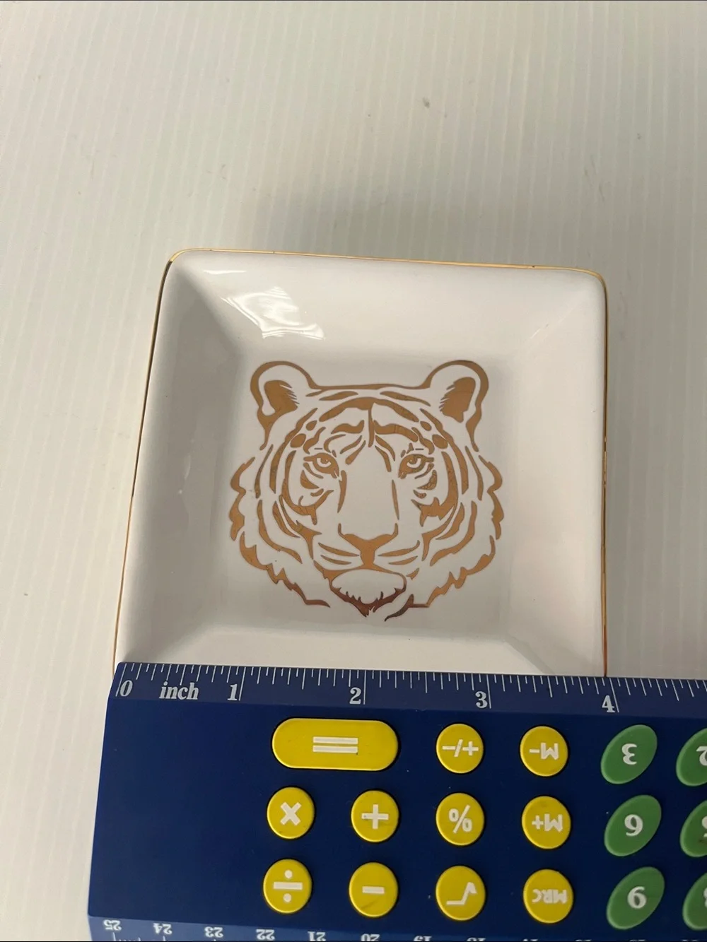 The Royal Standard Tiger Trinket Dish 4”